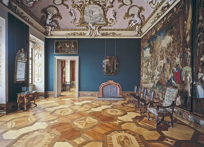 Château Résidentiel de Rastatt, Salle d'audience des Margraves