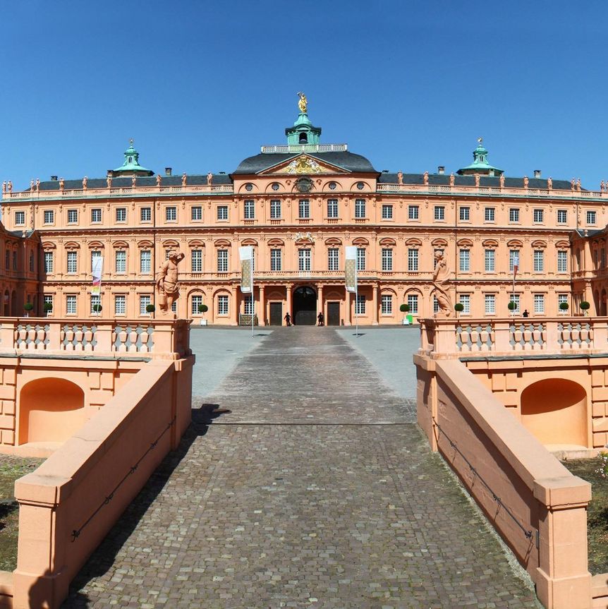 Residenzschloss Rastatt, Blick in den Ehrenhof