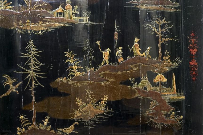 Photo: Staatliche Schlösser und Gärten Baden-Württemberg, Arnim Weischer Rastatt Residential Palace, lacquer painting