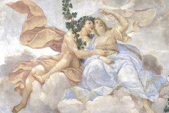 Photo: Staatliche Schlösser und Gärten Baden-Württemberg, unknown Rastatt Residential Palace, painting „Bacchus and Ariadne“