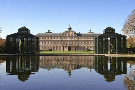 Rastatt Residential Palace, Pond in the gardens